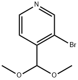 Pyridine, 3-bromo-4-(dimethoxymethyl)- 구조식 이미지