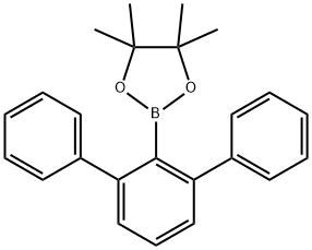 1,3,2-Dioxaborolane, 4,4,5,5-tetramethyl-2-[1,1':3',1''-terphenyl]-2'-yl- Structure