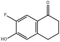 1(2H)-Naphthalenone, 7-fluoro-3,4-dihydro-6-hydroxy- Structure