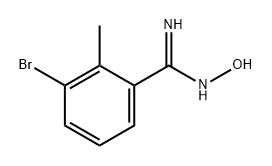 Benzenecarboximidamide, 3-bromo-N-hydroxy-2-methyl- Structure