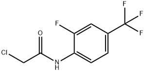 Acetamide,2-chloro-N-[2-fluoro-4-(trifluoromethyl)phenyl]- 구조식 이미지