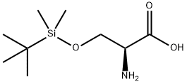 L-Serine, O-[(1,1-dimethylethyl)dimethylsilyl]- Structure