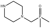 Piperazine, 1-[(dimethylphosphinyl)methyl]- Structure