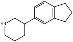 3-(2,3-dihydro-1H-inden-5-yl)piperidine 구조식 이미지