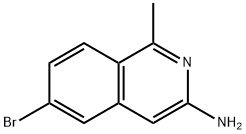 6-Bromo-1-methylisoquinolin-3-amine Structure