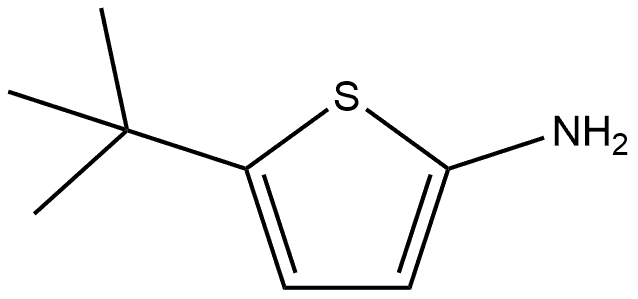 2-Thiophenamine, 5-(1,1-dimethylethyl)- Structure