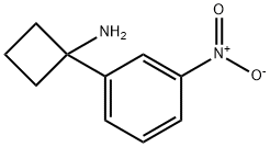 1-(3-nitrophenyl)cyclobutan-1-amine Structure