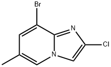 8-Bromo-2-chloro-6-methylimidazo[1,2-a]pyridine Structure