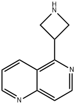 1,6-Naphthyridine, 5-(3-azetidinyl)- Structure