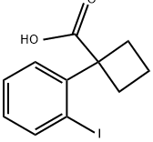 1-?(2-?iodophenyl)?-Cyclobutanecarboxyli?c acid Structure