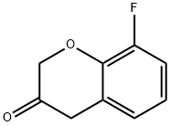 8-fluoro-3,4-dihydro-2H-1-benzopyran-3-one Structure