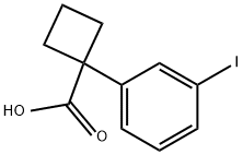 1-?(3-?iodophenyl)?-Cyclobutanecarboxyli?c acid Structure