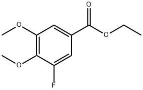 Benzoic acid, 3-fluoro-4,5-dimethoxy-, ethyl ester Structure