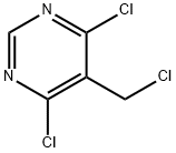 Pyrimidine, 4,6-dichloro-5-(chloromethyl)- 구조식 이미지