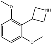 Azetidine, 3-(2,6-dimethoxyphenyl)- Structure