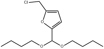 Furan, 2-(chloromethyl)-5-(dibutoxymethyl)- 구조식 이미지