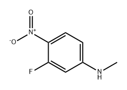 Benzenamine, 3-fluoro-N-methyl-4-nitro- Structure