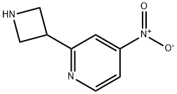 2-(3-Azetidinyl)-4-nitropyridine 구조식 이미지