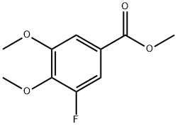 Benzoic acid, 3-fluoro-4,5-dimethoxy-, methyl ester Structure