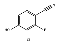 Benzonitrile, 3-chloro-2-fluoro-4-hydroxy- 구조식 이미지