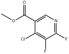 METHYL 4-CHLORO-5.6-DIFLUOROPYRIDINE-3-CARBOXYLATE Structure