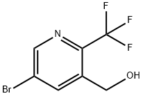 3-Pyridinemethanol, 5-bromo-2-(trifluoromethyl)- 구조식 이미지