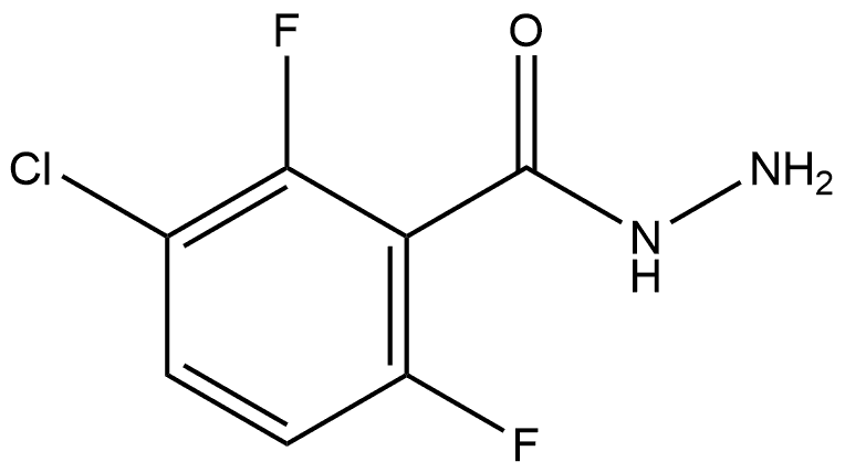 3-Chloro-2,6-difluorobenzoic acid hydrazide Structure