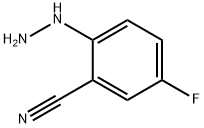 Benzonitrile, 5-fluoro-2-hydrazinyl- Structure