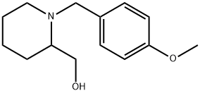 1-[(4-Methoxyphenyl)methyl]-2-piperidinemethanol 구조식 이미지