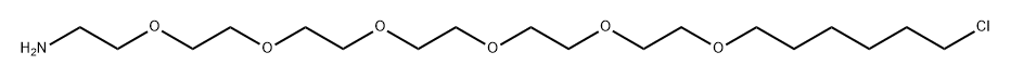 3,6,9,12,15,18-Hexaoxatetracosan-1-amine, 24-chloro- Structure
