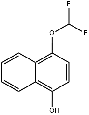 1-(Difluoromethoxy)-4-naphthol Structure