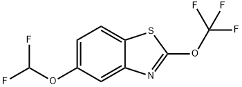 5-(Difluoromethoxy)-2-(trifluoromethoxy)benzothiazole Structure