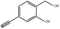 Benzonitrile, 3-hydroxy-4-(hydroxymethyl)- Structure