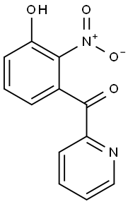 2-(3-Hydroxy-2-nitrobenzoyl)pyridine Structure