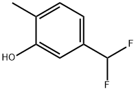 Phenol, 5-(difluoromethyl)-2-methyl- 구조식 이미지