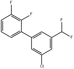 5'-Chloro-2,3-difluoro-3'-(difluoromethyl)biphenyl Structure