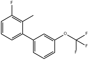 3-Fluoro-2-methyl-3'-(trifluoromethoxy)biphenyl Structure