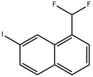 1-(Difluoromethyl)-7-iodonaphthalene Structure