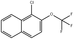 1-Chloro-2-(trifluoromethoxy)naphthalene Structure