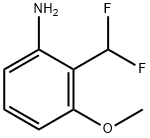 Benzenamine, 2-(difluoromethyl)-3-methoxy- Structure