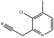 2-Pyridineacetonitrile, 3-chloro-4-methyl- Structure