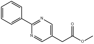 Methyl 2-phenylpyrimidine-5-acetate Structure