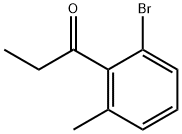 1-(2-bromo-6-methylphenyl)propan-1-one Structure