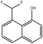 1-(Difluoromethyl)-8-naphthol 구조식 이미지