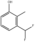 Phenol, 3-(difluoromethyl)-2-methyl- 구조식 이미지