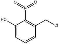 Phenol, 3-(chloromethyl)-2-nitro- Structure