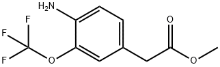 Methyl 4-amino-3-(trifluoromethoxy)phenylacetate Structure