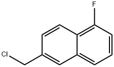 2-(Chloromethyl)-5-fluoronaphthalene 구조식 이미지