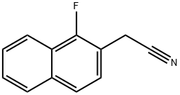 1-Fluoronaphthalene-2-acetonitrile Structure