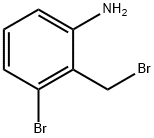 Benzenamine, 3-bromo-2-(bromomethyl)- Structure